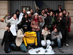 Photo de groupe après l'expulsion du Gros Belec - Olivier Laban-Mattei
